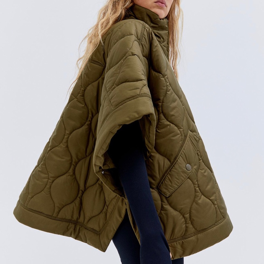 H&M water-repellent cape jacket